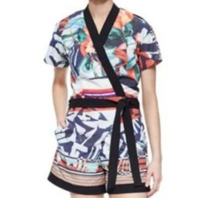 Mameluco envolvente de manga corta Clover Canyon S Foto 1 de 4