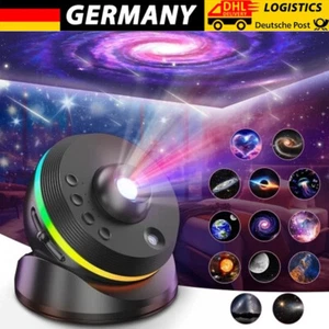 4K HD LED Projektor Sternenhimmel Stern Galaxy Nebula Nachtlicht 360° Kinder DE - Bild 1 von 9