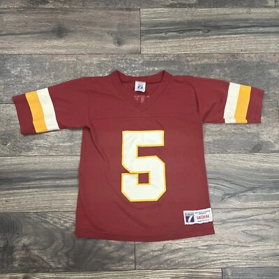 Vintage Logo 7 Washington Redskins Heath Shuler #5 Jersey Shirt Youth Medium - Image 1 of 4