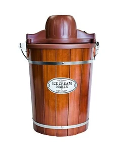 Nostalgia Electric Ice Cream Maker, 6 Quarts, Soft Serve Machine with Easy-Ca... - Picture 1 of 9