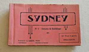 SYDNEY STREETS BUILDINGS No 1 SAMUEL WOOD DETACHABLE POSTCARDS c1932 #18 - Picture 1 of 6