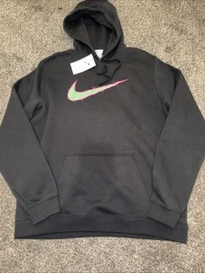 Nike Golf Herren Club Fleece Hoodie Pullover Cactus Swoosh Gr. L schwarz selten - Bild 1 von 8