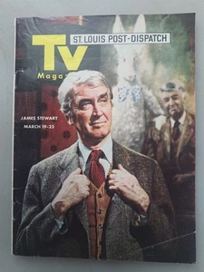 St. Louis Post-Dispatch TV Magazine March 19, 1972 Issue - James Stewart Cover - Picture 1 of 2