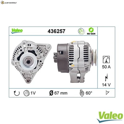 GENERATOR 436257 FÜR PEUGEOT PARTNER/PATAGONICA/URBANA/MPV/ESCAPADE/FURGON/Box - Image 1 of 4