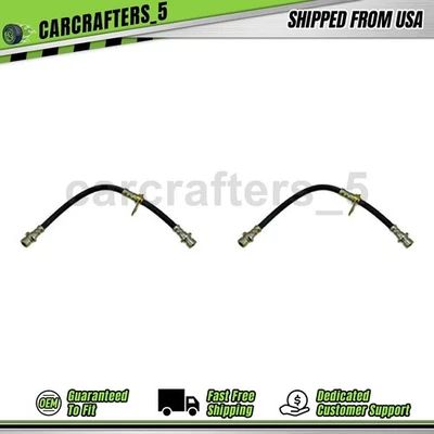 2 mangueras hidráulicas de freno trasero para Honda Accord 1986 1987 1988 1989 2,0 L Foto 1 de 4