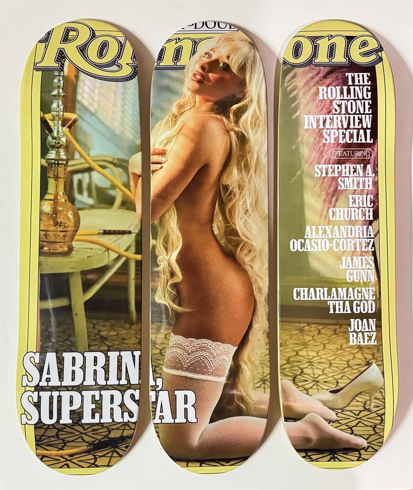 Sabrina Carpenter Skateboard Set - Three Skateboard Deck Set - Image 1 of 1