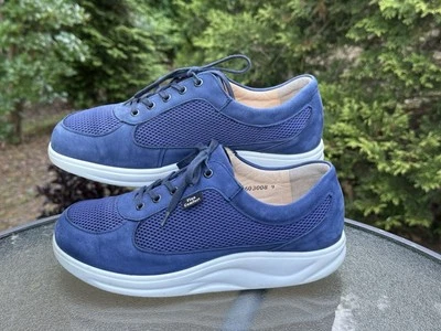 $405 Finn Comfort Columbia Women’s 39 8 MADE IN GERMANY Blue Nubuck Sneakers - Image 1 of 4
