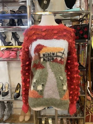 Suéter Susie Lee Tejido 3D Ovejas en Prado Foto 1 de 4