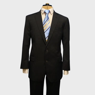 Traje Brooks Brothers 1818 Regent 2 piezas 41R gris a cuadros Reda lana italiana 2 botones Foto 1 de 4