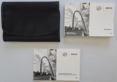 Manual del propietario Buick Enclave 2015 original fabricante de equipos originales con suplemento y soporte Foto 1 de 4