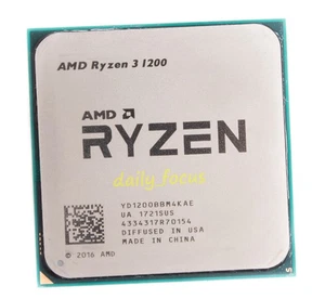 AMD Ryzen 3 1200 R3 1200 YD1200BBM4KAE 3.1GHz 8M Socket AM4 CPU Processor 6MB - Afbeelding 1 van 4