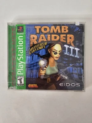 Tomb Raider III [Greatest Hits] (PS1) New, Factory Sealed - CRACKED CASE - Image 1 of 4
