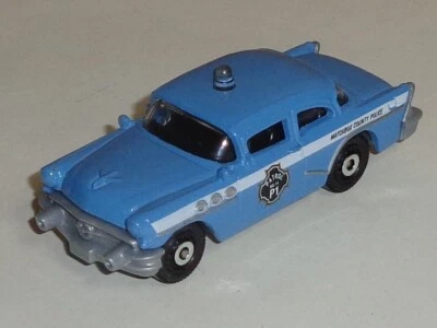 Matchbox Blue 1956 Buick Century Police Car Near Mint 1/72 - Image 1 of 2