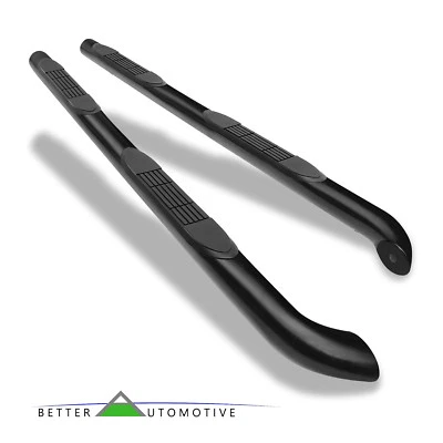 3" Black Side Steps for 2005-2015 Nissan Xterra Nerf Bar Running Board Side Bars - Изображение 1 из 4