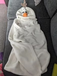 Disney Froze Olaf Fleece Towel Wrap For Children - Picture 1 of 2
