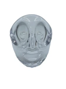 Vintage OWL Vannes Art France Clear Glass Candy Nut Bowl Trinket Dish - Picture 1 of 7