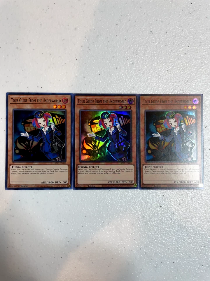 yugioh tour guide from the underworld super rare 3x ra01-en005 playset RA01 - Image 1 of 1