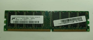 MICRON 256MB DDR PC2100U 266Mhz CL2.5 MT16VDDT3264AG-265B1 Memory RAM 25330 B1 - Picture 1 of 2
