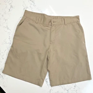Adidas Climalite Golf Shorts Mens 34 Beige Brown Tan Pockets Polyester Golf EUC - Picture 1 of 4