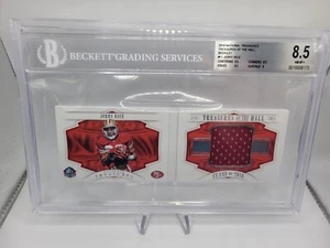 2018 Panini National Treasures of the Hall Booklets 05/25 Jerry Rice BGS 8.5 - Picture 1 of 10
