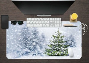 3D Snow Glasses I07 Christmas Non-slip Desk Mat Keyboard Pad An - Picture 1 of 7