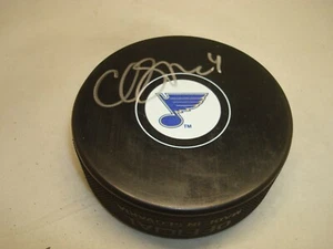 Carl Gunnarsson Signed St. Louis Blues Hockey Puck Autographed 1B - Picture 1 of 2