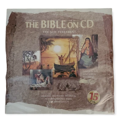 The Bible on 15 CDs The New Testament Dramatic Multi-Voice Recording NLT Version - Image 1 of 4