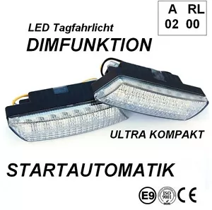 LED Tagfahrleuchten R87 Modul E-Prüfzeichen+RL E9 16 SMD Tagfahrlicht TFL NEU - Bild 1 von 5