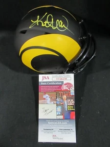 KURT WARNER SIGNIERTER RAMS ECLIPSE SPEED RIDDELL MINIHELM JSA COA - Bild 1 von 4