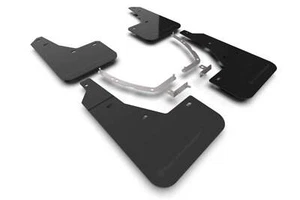 Rally Armor 22-24 Hyundai Ioniq 5 Black Mud Flap w/Metallic Black Logo - Picture 1 of 4