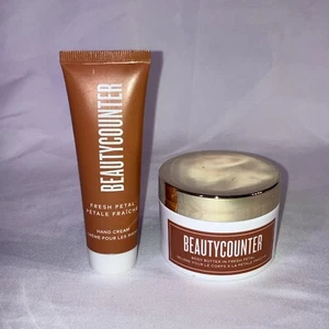 Beautycounter Body Butter In Fresh Petal & Hand Cream Set New. - Picture 1 of 8