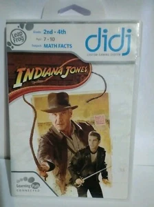 Leap Frog DIDJ Indiana Jones Math Facts Game Grades 2-4 - Picture 1 of 5