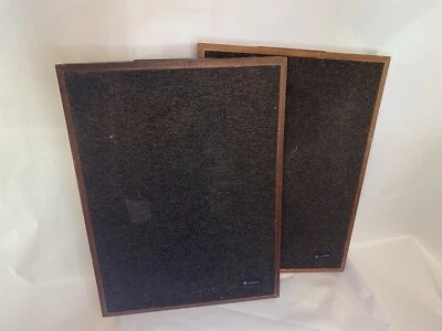 RARO! Altavoces Lafayette Criterion W4 gabinetes de nogal vintage años 70 funcionando Foto 1 de 4
