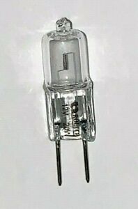 20W - 12V JC Bi-Pin Base G6.35 Clear Halogen Bulb (10 Pack)