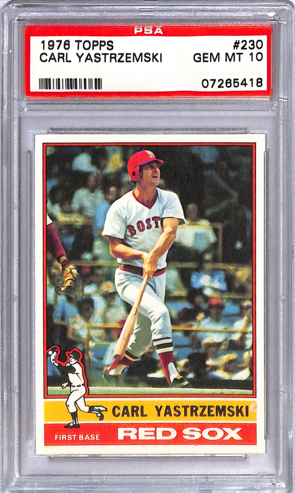 1976 TOPPS  #230 CARL YASTRZEMSKI PSA 10 07265418