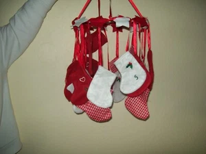 Großer hängender  Advent Kalender zum befüllen Stoff - Bild 1 von 4