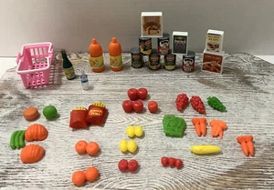 ¿BARBIE VINTAGE? ALIMENTOS FRUTA MISC 39 PIEZAS - Imagen 1 de 10