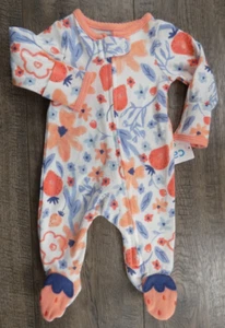 Baby Girl Clothes New Child Mine Carter's Preemie Strawberry Floral Outfit - Picture 1 of 3