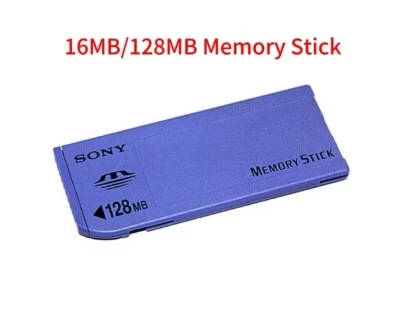 Tarjeta MS 16 MB/128 MB para tarjeta Sony Memory Stick, MS larga, para cámara Sony modelo antiguo Foto 1 de 4