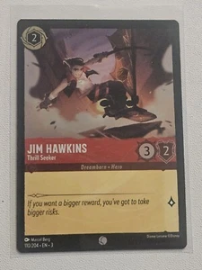 Jim Hawkins - Thrill Seeker (110/204) Cold Foil [Into the Inklands] Lorcana - Picture 1 of 11
