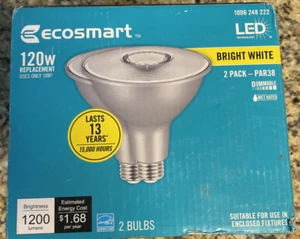 EcoSmart 120-Watt Equivalent Dimmable Flood LED PAR38 A20PR38120WES32 - Picture 1 of 4