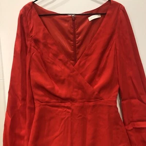 Kookai Dress Size 36 Mid Length Longsleeve Burnt Orange EUC - Picture 1 of 6
