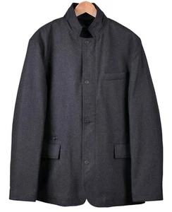 Chaqueta de campo de lana gris carbón Rodd & Gunn para hombre forrada con edredón repelente al agua L - Imagen 1 de 11