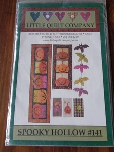 LITTLE QUILT COMPANY PATTERNS SPOOKY HOLLOW #141 TABLERUNNER QUILT - Picture 1 of 2