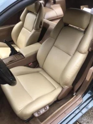 for Nissan 300ZX / Z32 (1990-1999) Leather Replacement Seat Covers  Light Oak - Image 1 of 4
