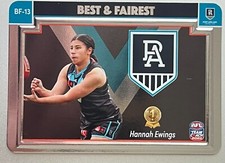 2023 AFLW Teamcoach Silver Best & Fairest - Hannah Ewings BF-13 Port Adelaide