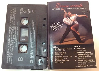 DANSE SOCIALE AVEC LES CHAMPIONS CANADIENS Tape Cassette (Vol.1) 1992 PGM4-1310 - Image 1 of 4