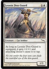 Leonin Den-Guard *PLAYSET* Magic MtG x4 Mirrodin SP