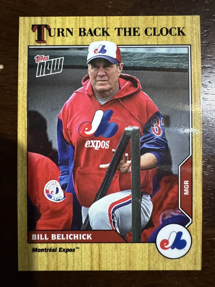 2023 Topps Now Bill Belichick Turn Back The Clock Montreal Expos Patriots - Image 1 of 1