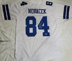 Jay Novacek  Autographed Dallas Cowboys Football Jersey Becket approved Hologram - Picture 1 of 5